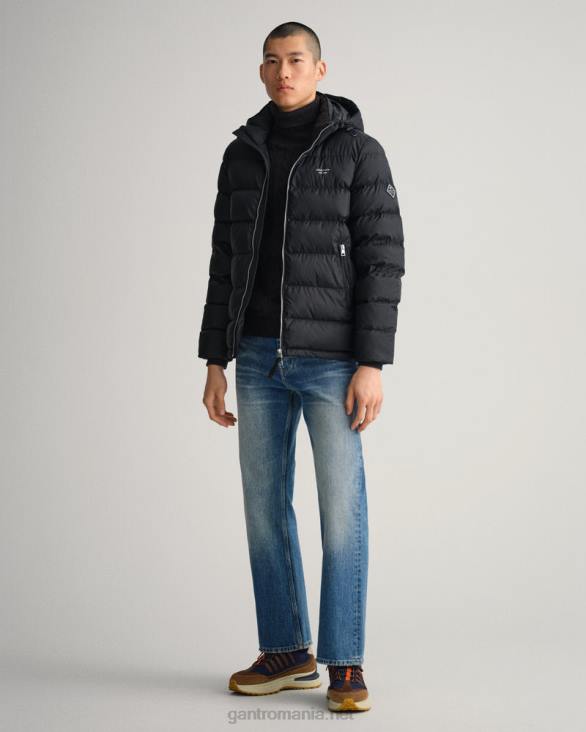 jachetă nor activă 888T374 negru GANT bărbați