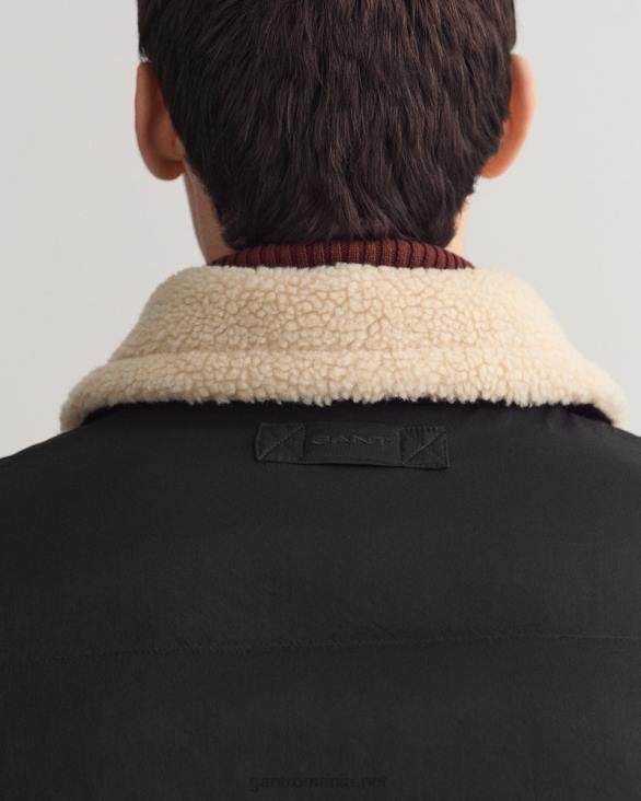 jachetă puf de zbor 888T371 negru de abanos GANT bărbați