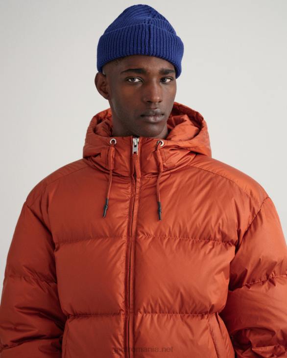 jachetă pufă strălucitoare 888T380 ocru închis GANT bărbați