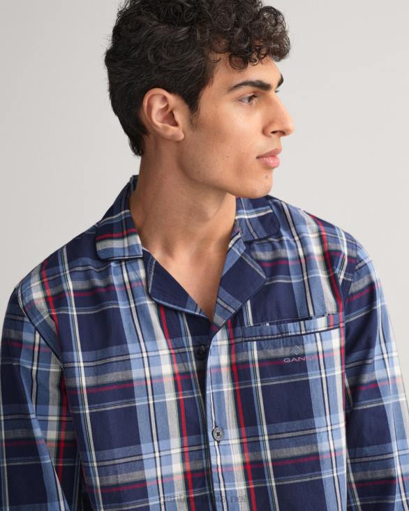 verifica set de pijamale 888T541 albastru clasic GANT bărbați