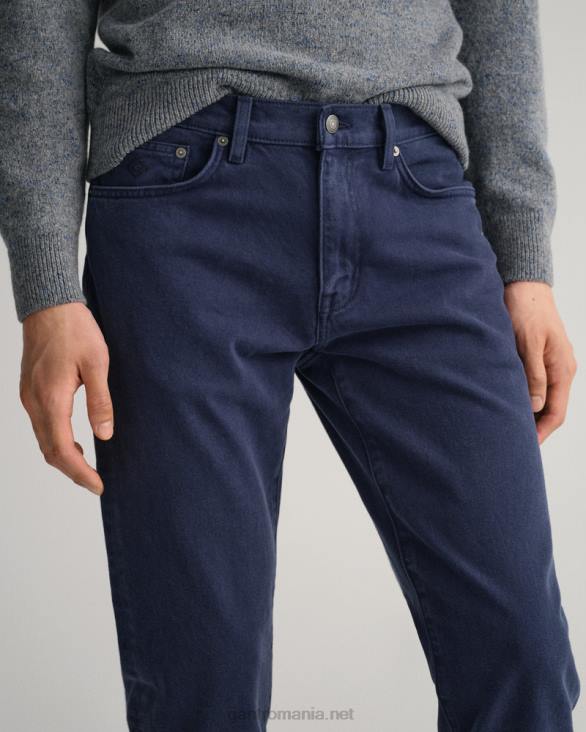 blugi din twill moale arley cu fit regulat 888T409 marin GANT bărbați