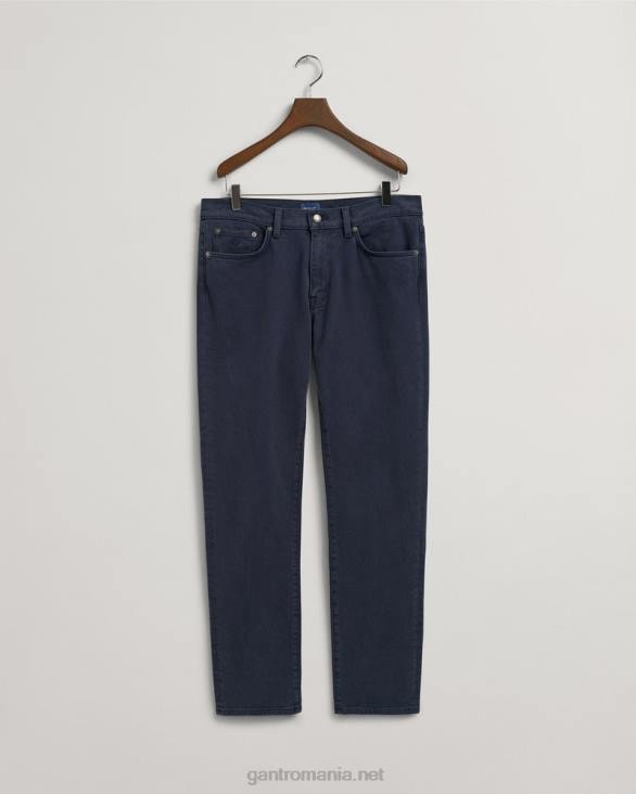 blugi din twill moale arley cu fit regulat 888T409 marin GANT bărbați
