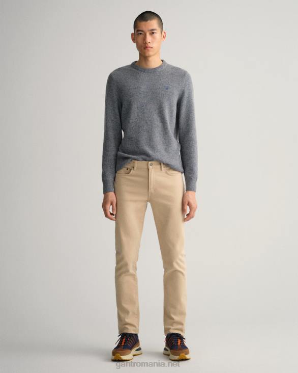 blugi din twill moale arley cu fit regulat 888T421 bej alun GANT bărbați