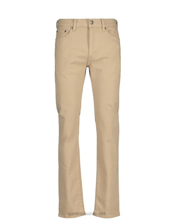 blugi din twill moale arley cu fit regulat 888T421 bej alun GANT bărbați