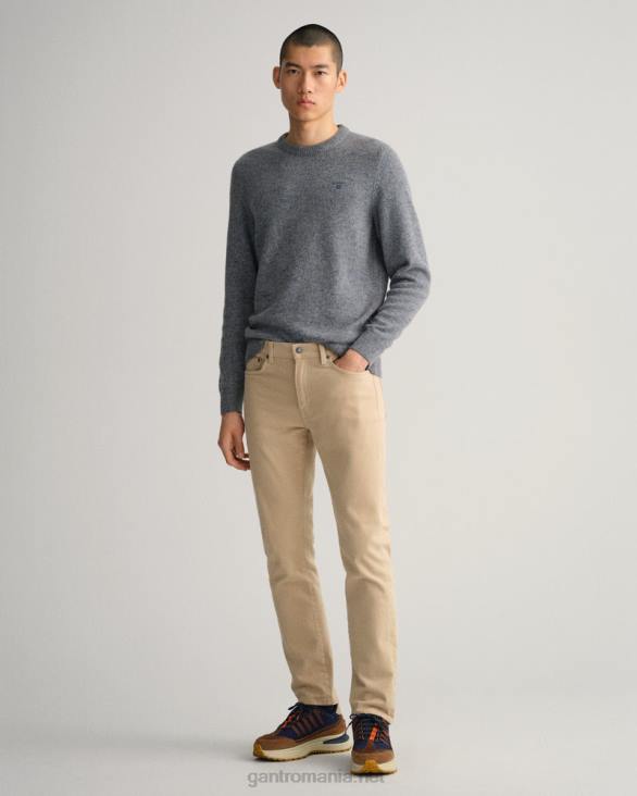 blugi din twill moale arley cu fit regulat 888T421 bej alun GANT bărbați