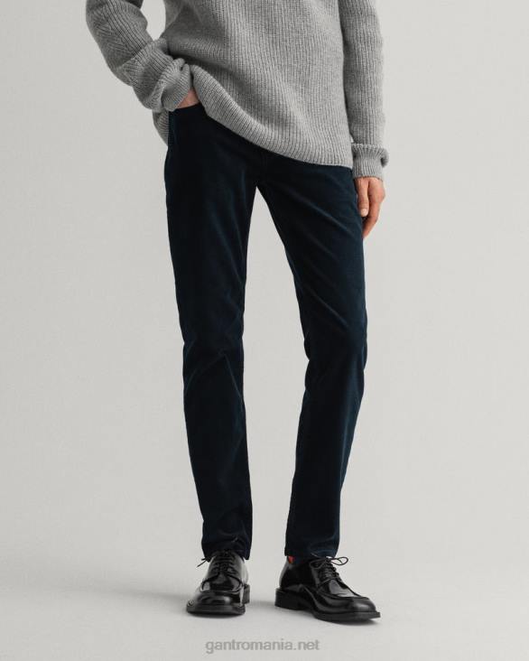 blugi hayes slim fit din catifea 888T418 marin GANT bărbați