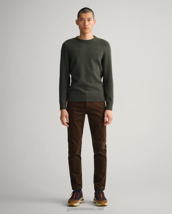 blugi hayes slim fit din catifea 888T420 maro bogat GANT bărbați