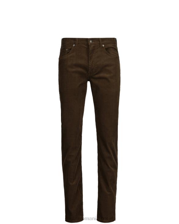 blugi hayes slim fit din catifea 888T420 maro bogat GANT bărbați