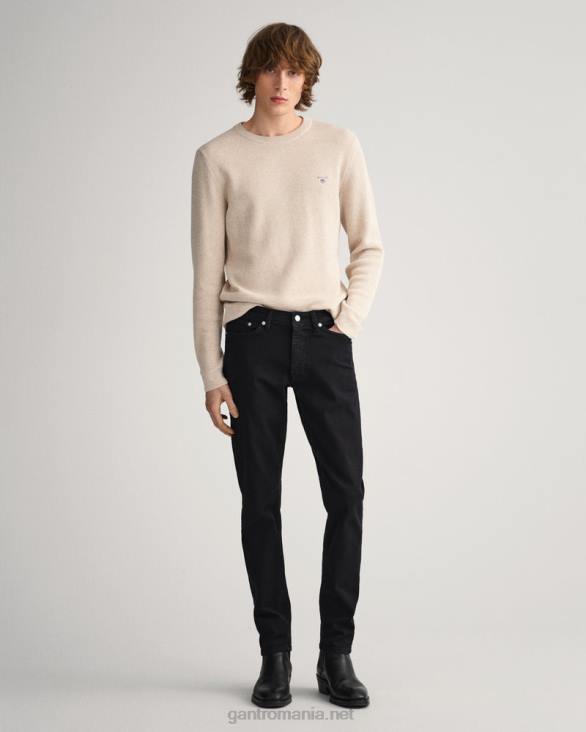 blugi maxen extra slim fit active-recover color 888T407 negru GANT bărbați