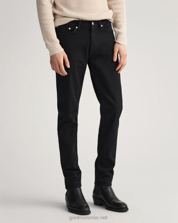 blugi maxen extra slim fit active-recover color 888T407 negru GANT bărbați