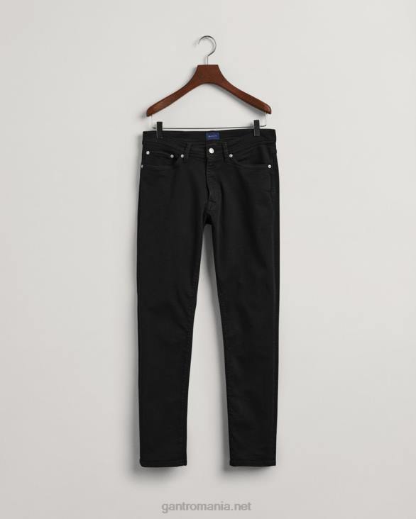 blugi maxen extra slim fit active-recover color 888T407 negru GANT bărbați