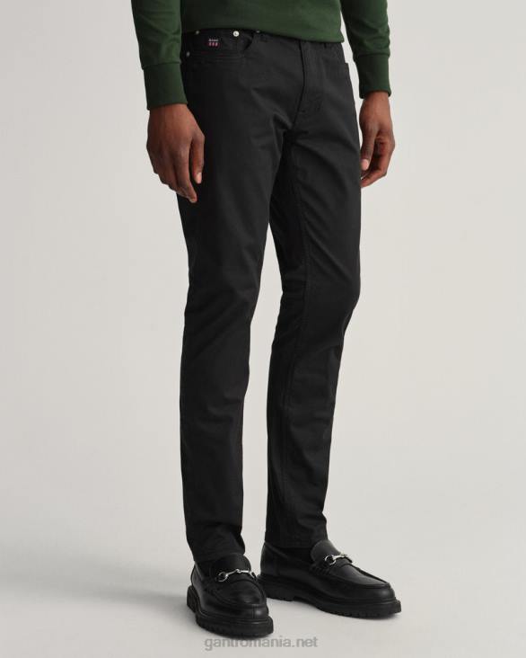 blugi retro shield hayes slim fit 888T400 negru GANT bărbați