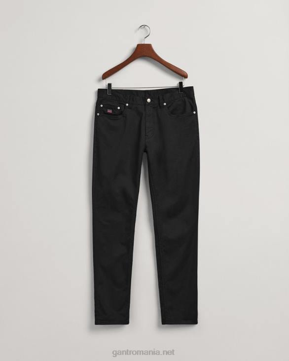 blugi retro shield hayes slim fit 888T400 negru GANT bărbați