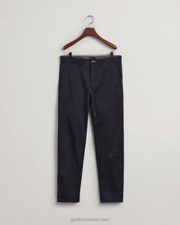 pantaloni chino din twill allister cu fit regulat 888T425 marin GANT bărbați