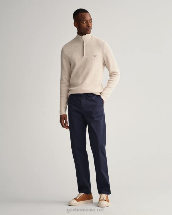pantaloni chino din twill allister cu fit regulat 888T425 marin GANT bărbați