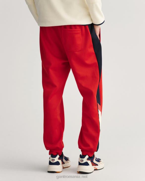 pantaloni de trening crest shield 888T295 rosu rubin GANT bărbați