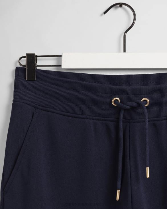 pantaloni de trening cu scut de arhivă 888T269 albastru de seară GANT bărbați