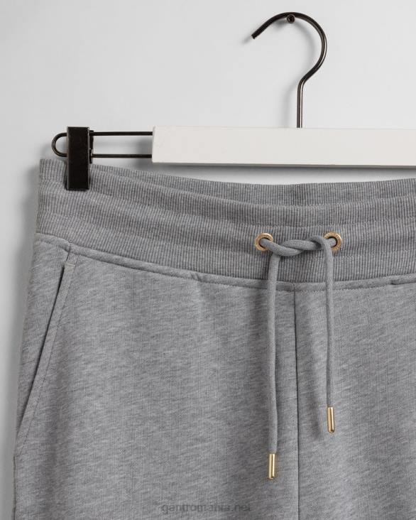 pantaloni de trening cu scut de arhivă 888T270 melange gri GANT bărbați