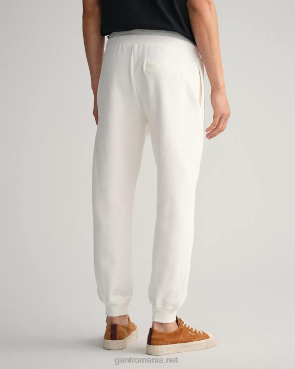 pantaloni de trening cu scut de arhivă tonală 888T255 coaja de ou GANT bărbați