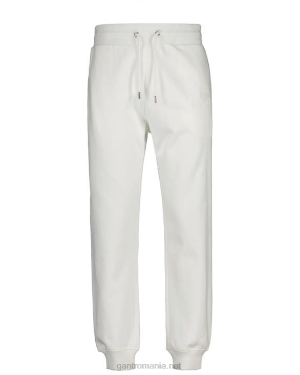 pantaloni de trening cu scut de arhivă tonală 888T255 coaja de ou GANT bărbați