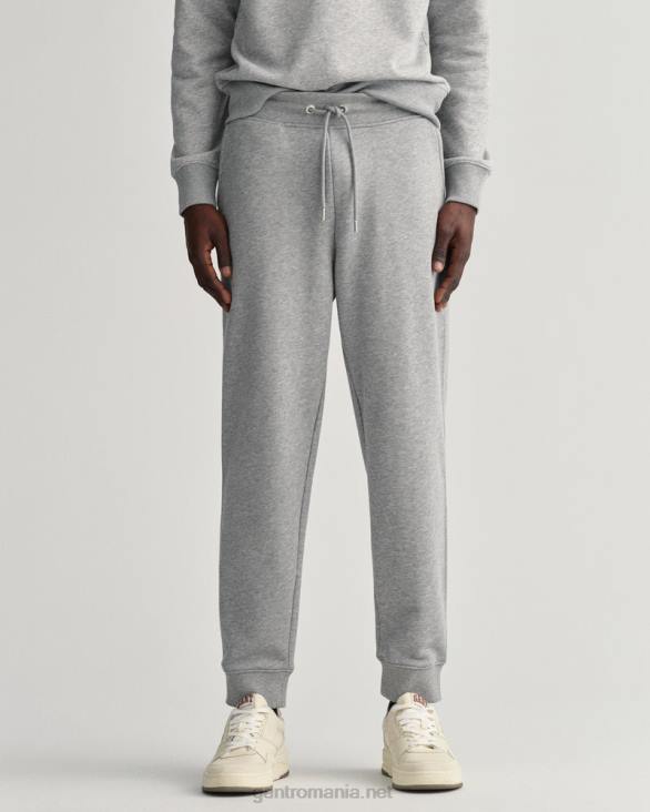 pantaloni de trening originali 888T275 melange gri GANT bărbați