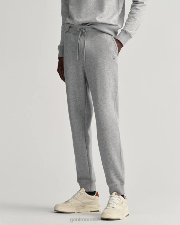 pantaloni de trening originali 888T275 melange gri GANT bărbați