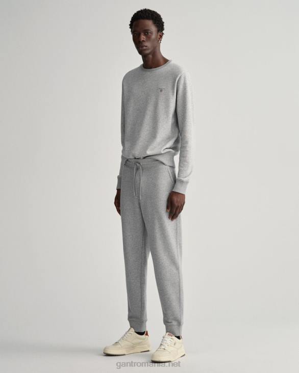 pantaloni de trening originali 888T275 melange gri GANT bărbați