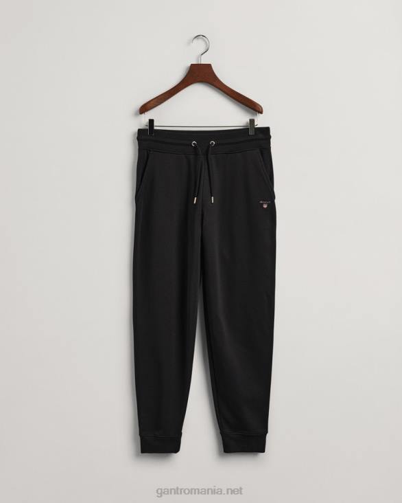 pantaloni de trening originali 888T287 negru GANT bărbați
