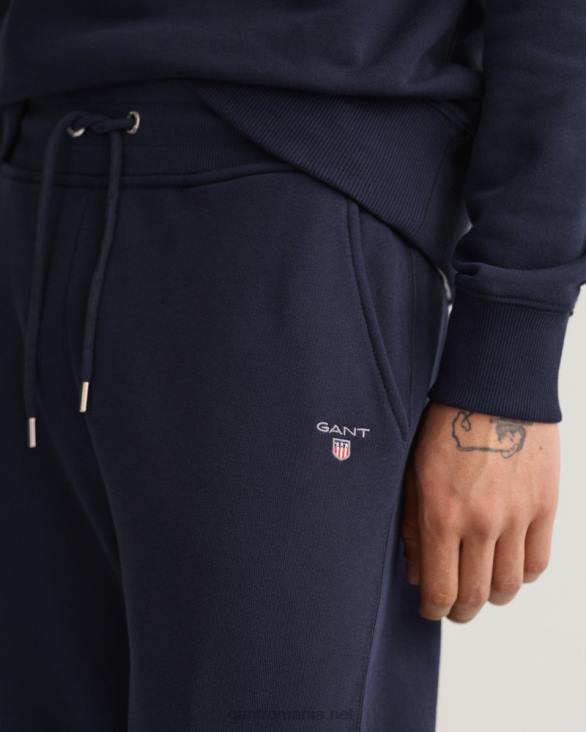 pantaloni de trening originali 888T292 albastru de seară GANT bărbați