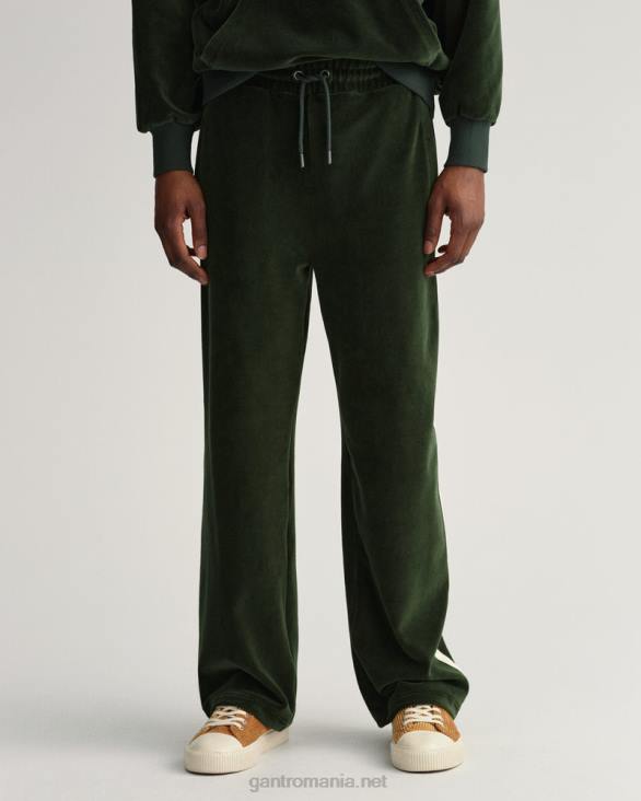 pantaloni din velur 888T242 verde furtună GANT bărbați