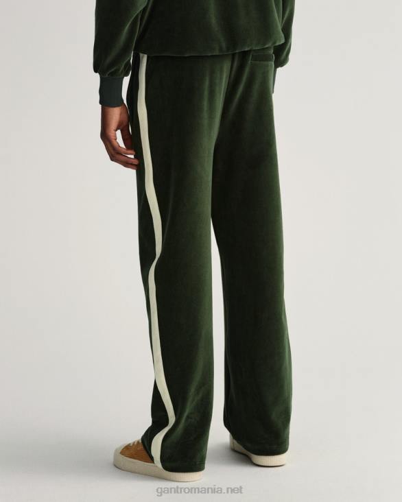 pantaloni din velur 888T242 verde furtună GANT bărbați