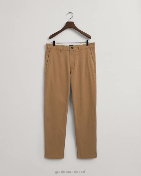 pantaloni super chino allister cu potrivire regulară 888T408 nucă prăjită GANT bărbați
