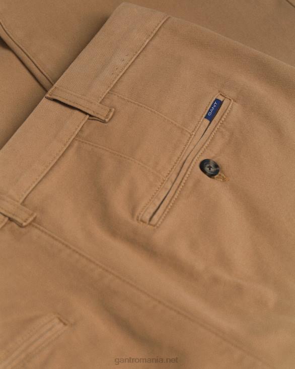 pantaloni super chino allister cu potrivire regulară 888T408 nucă prăjită GANT bărbați