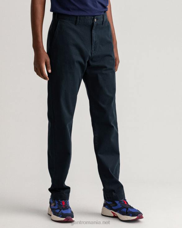 pantaloni super chino allister cu potrivire regulară 888T410 marina GANT bărbați