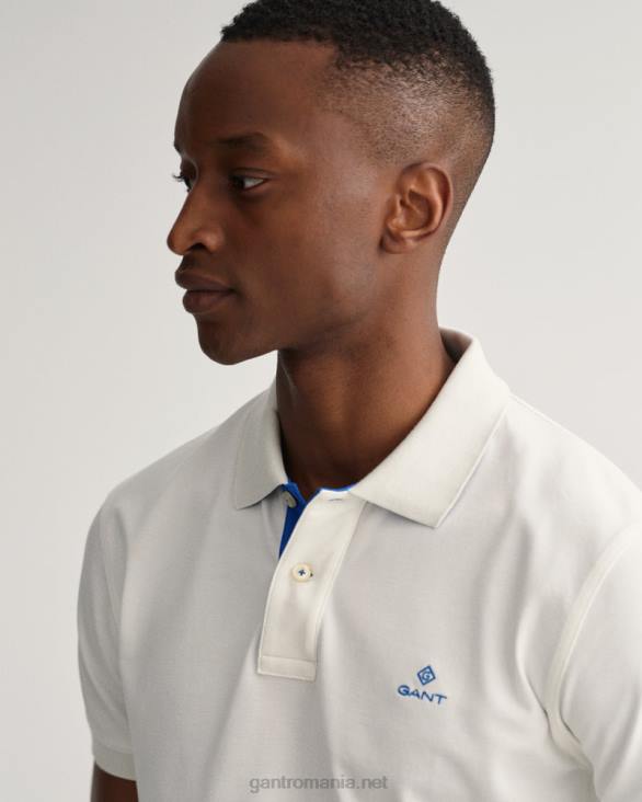 guler contrast pique rug 888T111 coaja de ou GANT bărbați