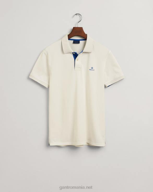 guler contrast pique rug 888T111 coaja de ou GANT bărbați