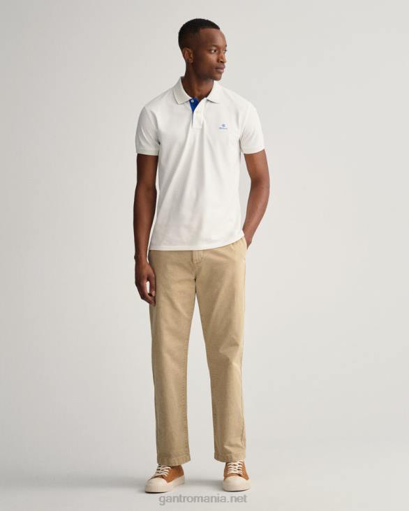 guler contrast pique rug 888T111 coaja de ou GANT bărbați