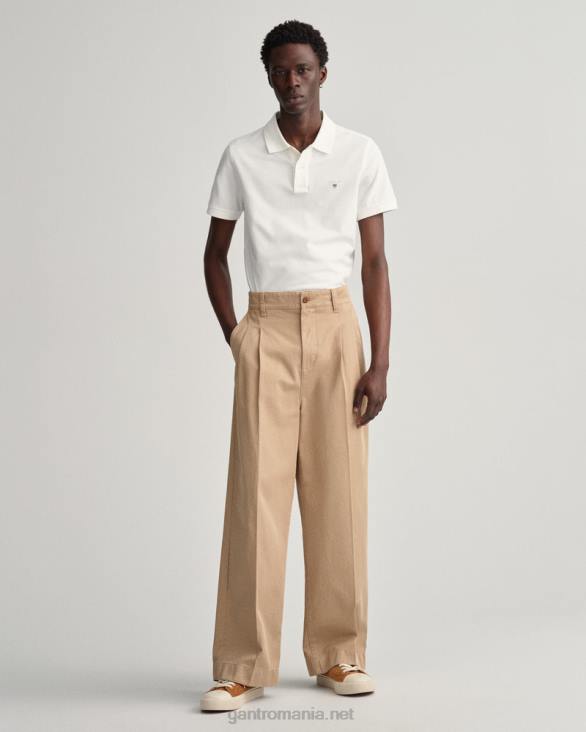 tricou polo original piqué 888T106 alb GANT bărbați