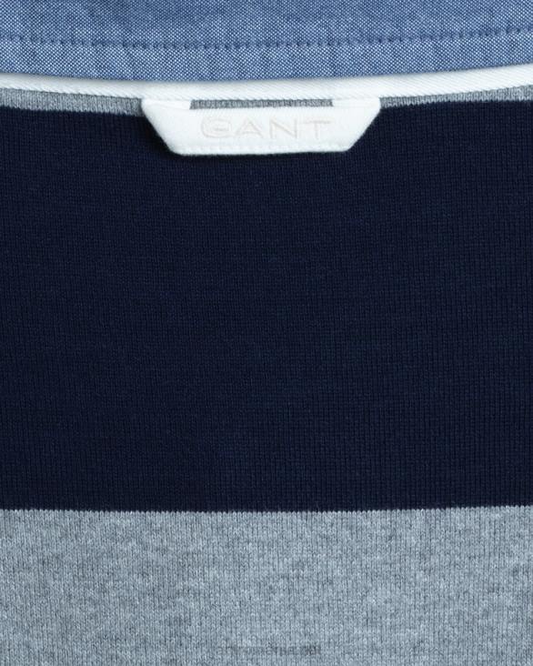 Rugger greu cu barstripe original 888T211 melange gri GANT bărbați