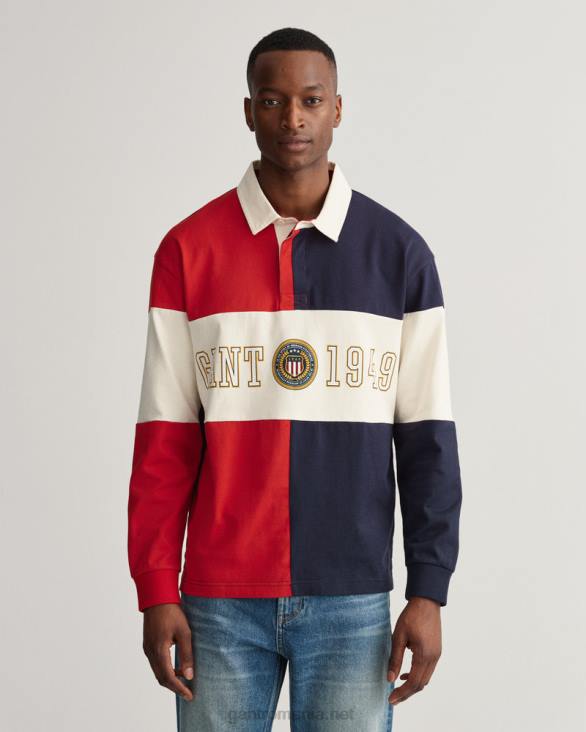 crest scut rugger 888T214 albastru de seară GANT bărbați