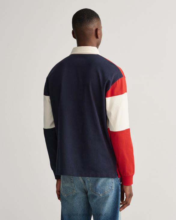 crest scut rugger 888T214 albastru de seară GANT bărbați