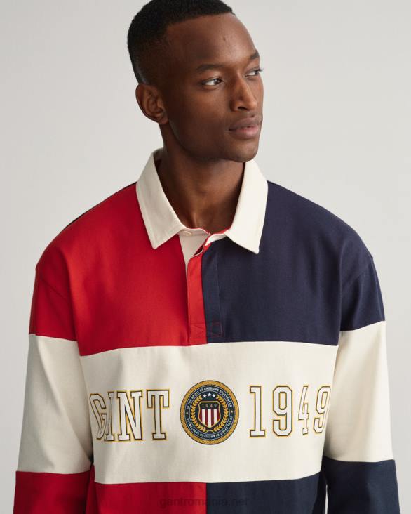 crest scut rugger 888T214 albastru de seară GANT bărbați