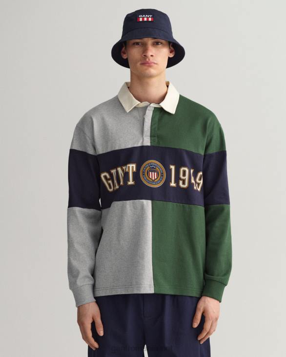 crest scut rugger 888T216 padure verde GANT bărbați