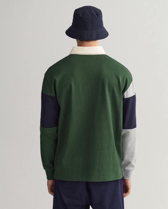 crest scut rugger 888T216 padure verde GANT bărbați