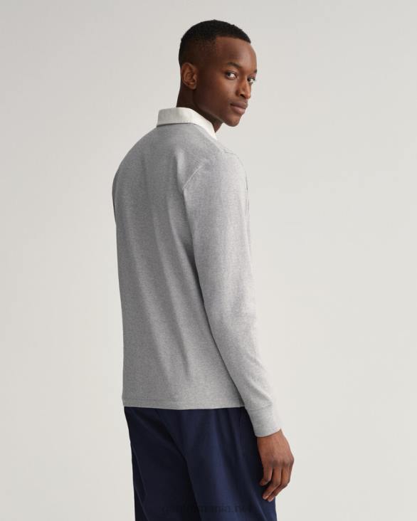 rug solid și greu 888T213 melange gri GANT bărbați