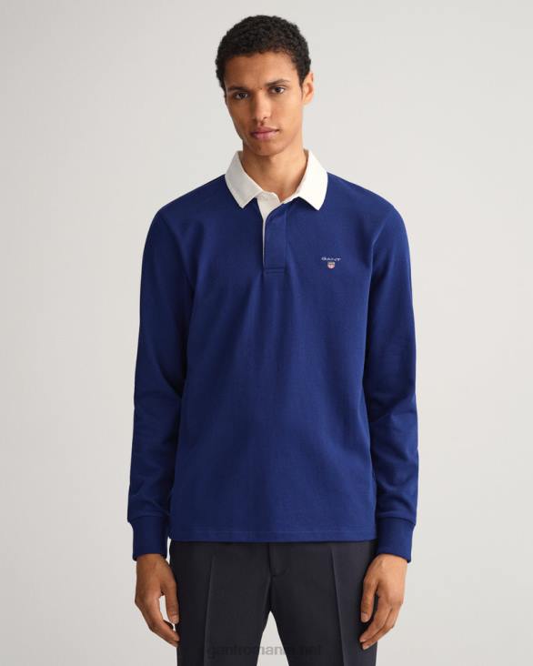 rug solid și greu 888T221 albastru inchis GANT bărbați