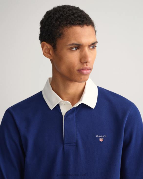 rug solid și greu 888T221 albastru inchis GANT bărbați