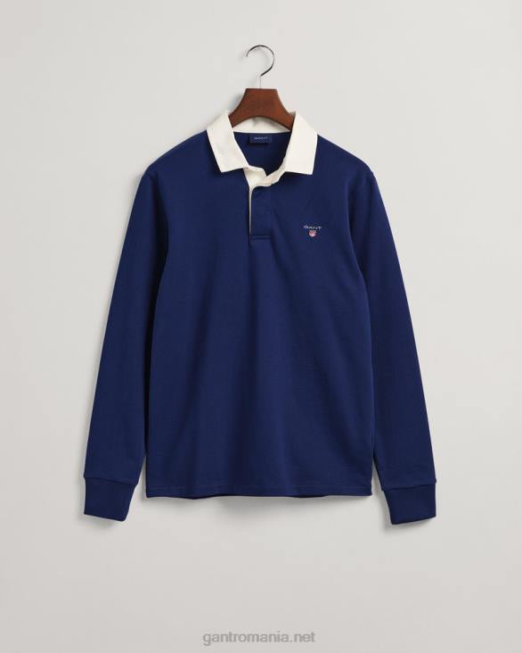 rug solid și greu 888T221 albastru inchis GANT bărbați