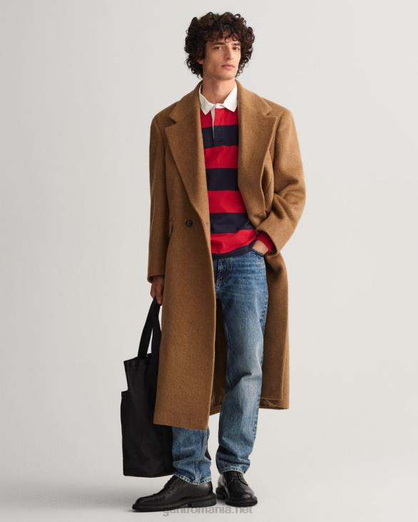 rugger greu cu barstripe 888T215 rosu rubin GANT bărbați