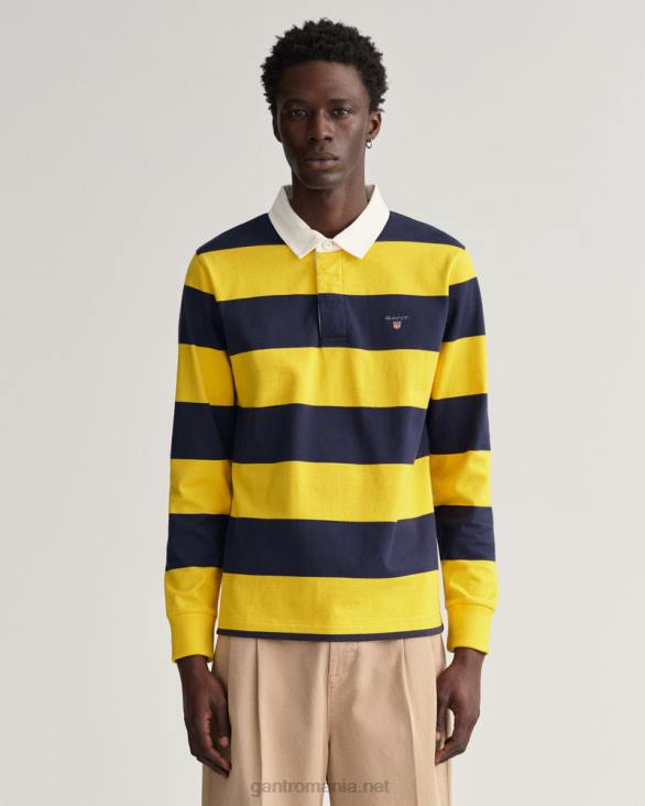 rugger greu cu barstripe 888T219 galben lumina soarelui GANT bărbați